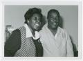 Photograph: [Barbara Jordan Poses with a Patient of the Houston Veterans Administ…