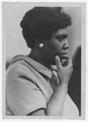 Primary view of object titled '[Portrait of Barbara Jordan]'.