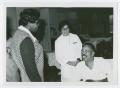 Primary view of [Barbara Jordan with a Patient and a Staff Member]