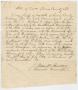 Primary view of [Letter from James Butler to any constable - July 25, 1868]