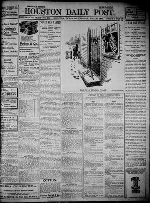 Primary view of object titled 'The Houston Daily Post (Houston, Tex.), Vol. THIRTEENTH YEAR, No. 269, Ed. 1, Wednesday, December 29, 1897'.
