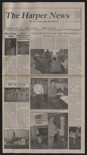 Primary view of The Harper News (Harper, Tex.), Vol. 1, No. 14, Ed. 1 Friday, May 7, 2004