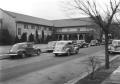 Photograph: [Cars in the Street in Front of the University Presbyterian Church]