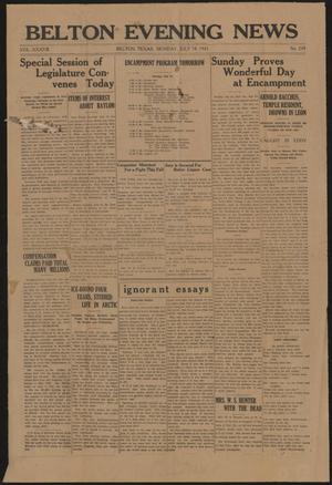 Belton Evening News (Belton, Tex.), Vol. 37, No. 239, Ed. 1 Thursday, August 18, 1921
