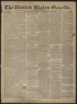 Primary view of The United States Gazette. (Philadelphia, Pa.), Vol. 36, No. 6298, Ed. 1 Wednesday, January 6, 1836