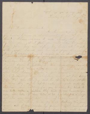 Primary view of object titled '[Letter to Orceneth Asbury Fisher, from Mary Fisher]'.
