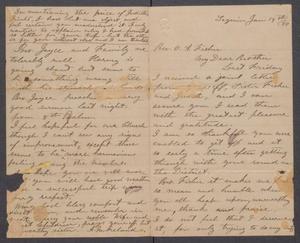Primary view of object titled '[Letter to Rev. Orceneth Asbury Fisher from A.M. Greland]'.