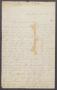 Thumbnail image of item number 1 in: '[Letter to Orceneth Asbury Fisher from Mary Fisher]'.