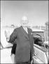Photograph: [Photograph of Harry S. Truman at Lyndon B. Johnson's Ranch]