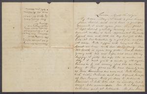 Primary view of object titled '[Letter to Mary Fisher from Orceneth Asbury Fisher]'.