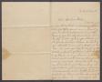 Letter: [Letter to Brother Fisher, from E.A. Simons]