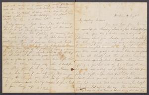 Primary view of object titled '[Letter to Orcenteth Asbury Fisher, from Mary Fisher]'.