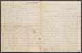Thumbnail image of item number 1 in: '[Letter to Orcenteth Asbury Fisher, from Mary Fisher]'.
