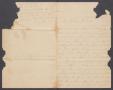 Thumbnail image of item number 1 in: '[Letter to Orceneth Asbury Fisher, from Mary Fisher]'.