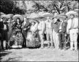 Photograph: [Photograph of Lyndon B. Johnson and Others in Mexican-Style Clothing]