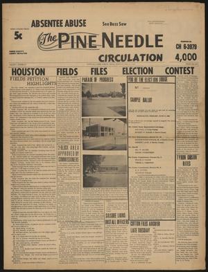 Primary view of object titled 'The Pine Needle (Kountze, Tex.), Vol. 1, No. 25, Ed. 1 Thursday, June 25, 1964'.