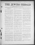 Thumbnail image of item number 3 in: 'The Jewish Herald (Houston, Tex.), Vol. 1, No. 51, Ed. 1, Thursday, September 9, 1909'.