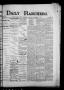 Newspaper: Daily Ranchero. (Brownsville, Tex.), Vol. 2, No. 85, Ed. 1 Wednesday,…