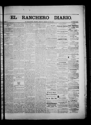 Primary view of object titled 'The Daily Ranchero. (Matamoros, Mexico), Vol. 1, No. 263, Ed. 1 Thursday, March 29, 1866'.