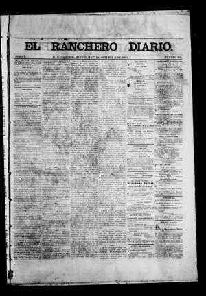 Primary view of object titled 'The Daily Ranchero. (Matamoros, Mexico), Vol. 1, No. 114, Ed. 1 Tuesday, October 3, 1865'.