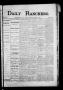 Newspaper: Daily Ranchero. (Brownsville, Tex.), Vol. 2, No. 42, Ed. 1 Sunday, Oc…