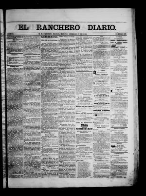 Primary view of object titled 'The Daily Ranchero. (Matamoros, Mexico), Vol. 1, No. 237, Ed. 1 Tuesday, February 27, 1866'.