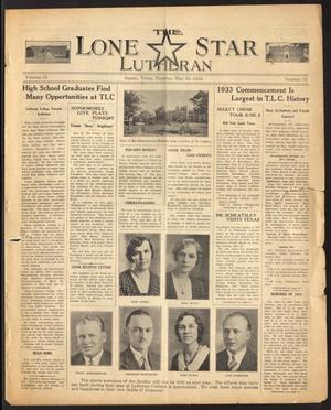 Primary view of object titled 'The Lone Star Lutheran (Seguin, Tex.), Vol. 15, No. 15, Ed. 1 Tuesday, May 30, 1933'.