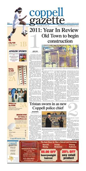Coppell Gazette (Coppell, Tex.), Vol. 30, No. 23, Ed. 1 Wednesday, December 28, 2011