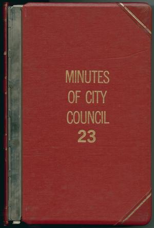 Primary view of object titled '[Abilene City Council Minutes: 1982]'.