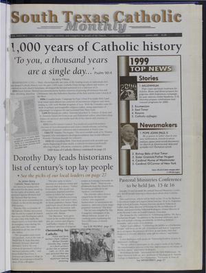 Primary view of object titled 'South Texas Catholic Monthly (Corpus Christi, Tex.), Vol. 35, No. 1, Ed. 1 Saturday, January 1, 2000'.