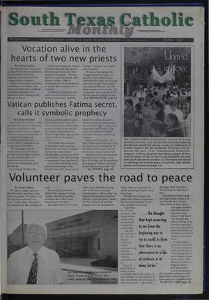 Primary view of South Texas Catholic Monthly (Corpus Christi, Tex.), Vol. 35, No. 8, Ed. 1 Saturday, July 1, 2000