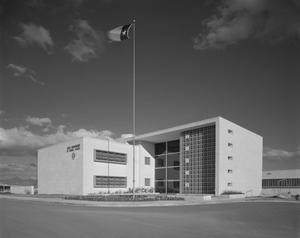 Primary view of object titled '[An Exterior View of a Texas Department of  Public Safety Building]'.