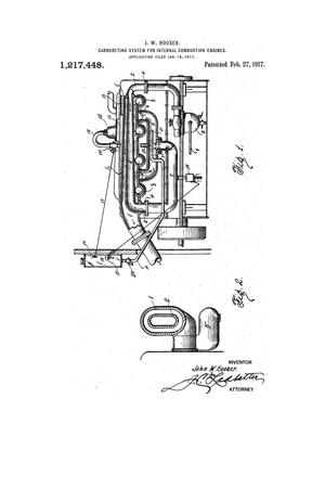 Primary view of object titled 'Carbureting System for Internal Combustion Engines'.