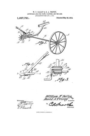 Primary view of object titled 'Adjustable Axle for Plows, Planters, and the like.'.