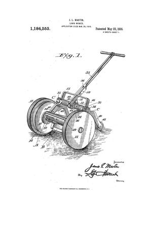 Primary view of object titled 'Lawn-Mower.'.