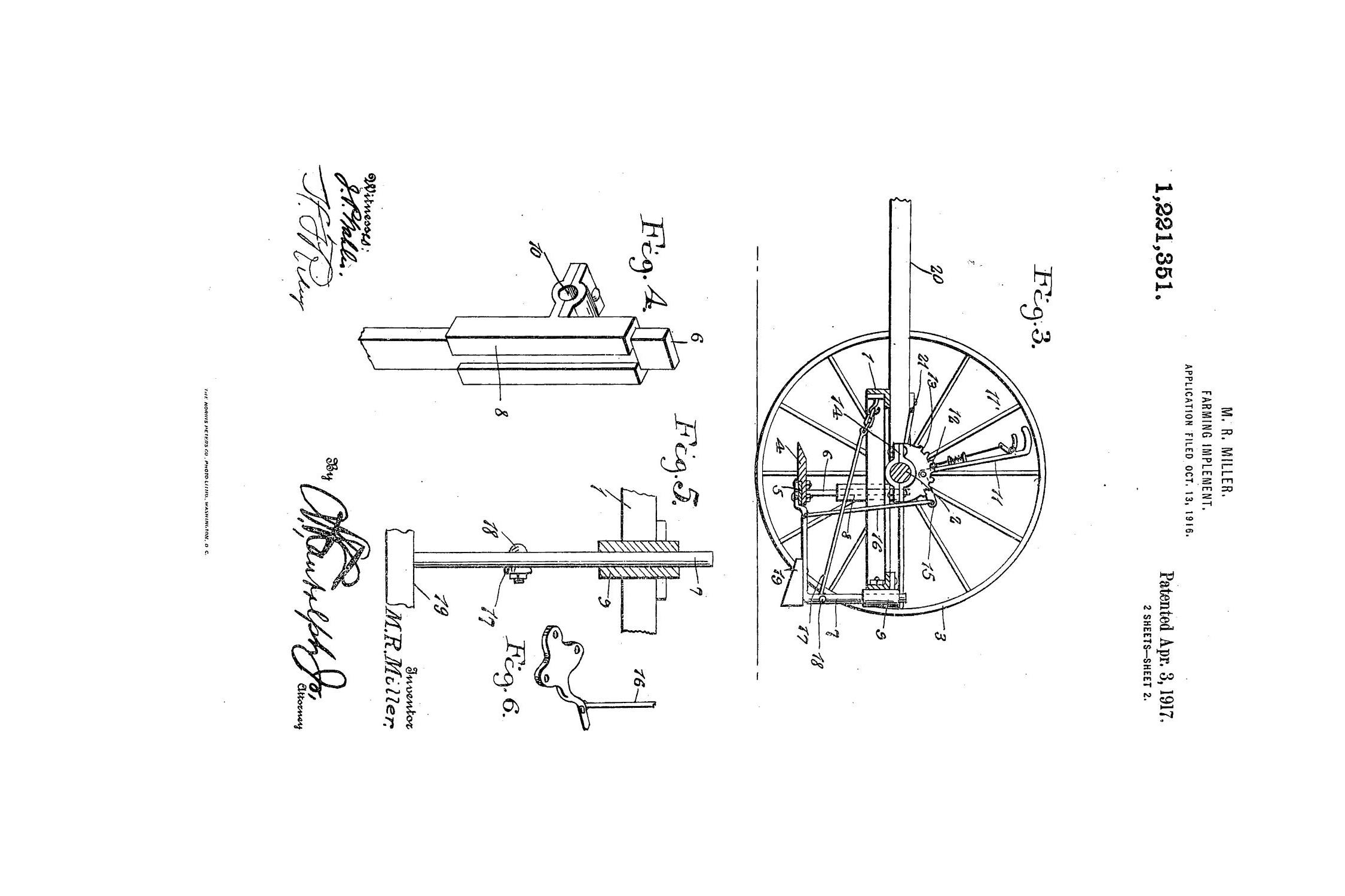Patent for Farming Implement
                                                
                                                    [Sequence #]: 2 of 4
                                                