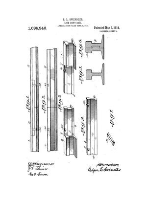 Primary view of object titled 'Lock-Joint Rail.'.