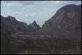 Photograph: [Campsite and the Window at Chisos Basin]