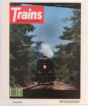 Primary view of object titled '[Trains Magazine Cover]'.