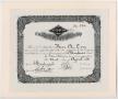 Primary view of [Certificate of Apprenticeship for Rex A. Lowe]