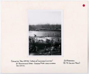 Primary view of object titled '[Wreck of the "Louisiana Limited"]'.