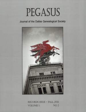 Pegasus, Volume 1, Number 2, Fall 2013