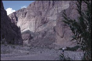 Primary view of object titled '[Adolph Streng at Boquillas Canyon]'.