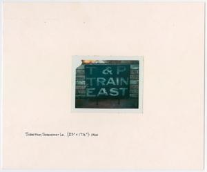 Primary view of object titled '[T&P Sign in Shreveport, Louisiana]'.