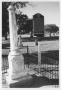Photograph: [Photograph of George W. Baines Memorial in Cemetery]