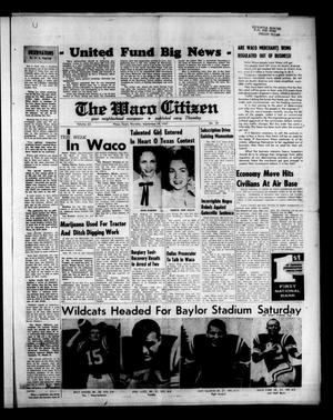 Primary view of object titled 'The Waco Citizen (Waco, Tex.), Vol. 23, No. 29, Ed. 1 Thursday, September 19, 1957'.