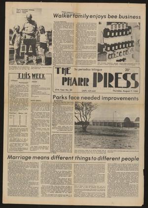 Primary view of object titled 'The Pharr Press (Pharr, Tex.), Vol. 47, No. 30, Ed. 1 Thursday, August 7, 1980'.