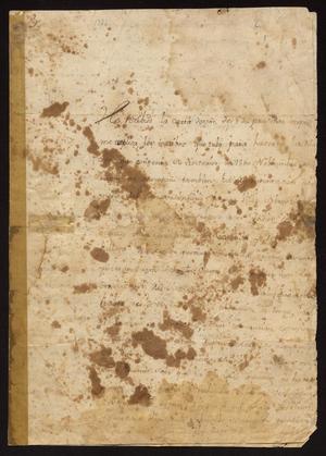 Primary view of [Letter from Vicente de Santianés to Captain Tomás Sánchez, January 22, 1774]
