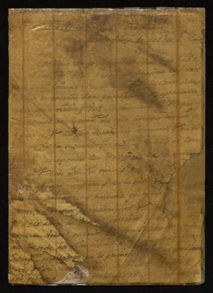 Primary view of [Two Letters to José Ramón Díaz de Bustamente]
