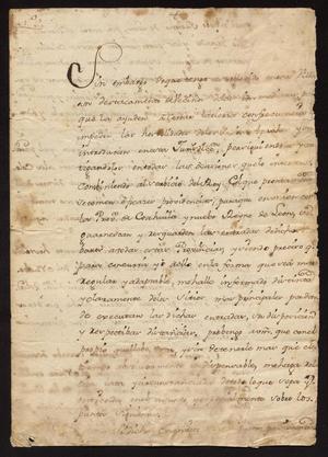 Primary view of [Letter from Governor Vicente González to Captain Tomás Sánchez, June 13, 1775]